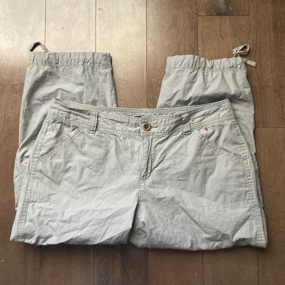 Tommy Hilfiger 12 Grey Midrise Cargo Pants